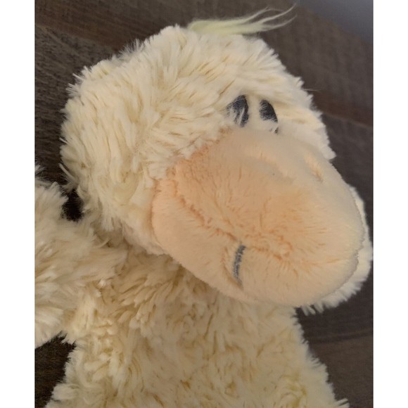 Nat and & Jules Cozies Daddles Plush Duck Lovey Security Rattle Yellow Demdaco - Picture 6 of 12